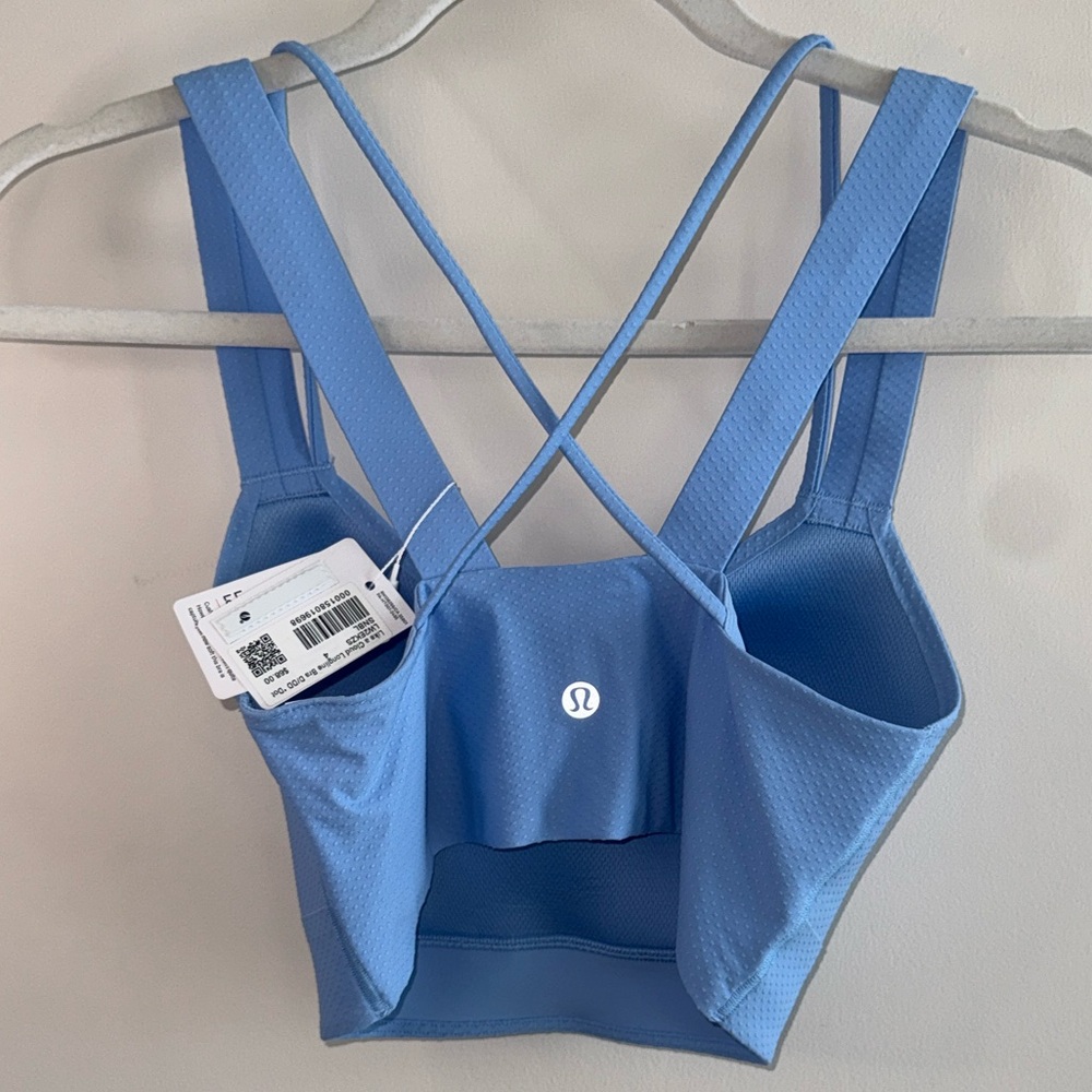 Lululemon Athletica Like a Cloud Longline Bra Blue Size 4 D/DD